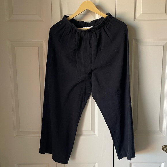 Bryn Walker | Cotton gauze pants. Elastic. Made USA. Size Small. Pull on. - Picture 6 of 7